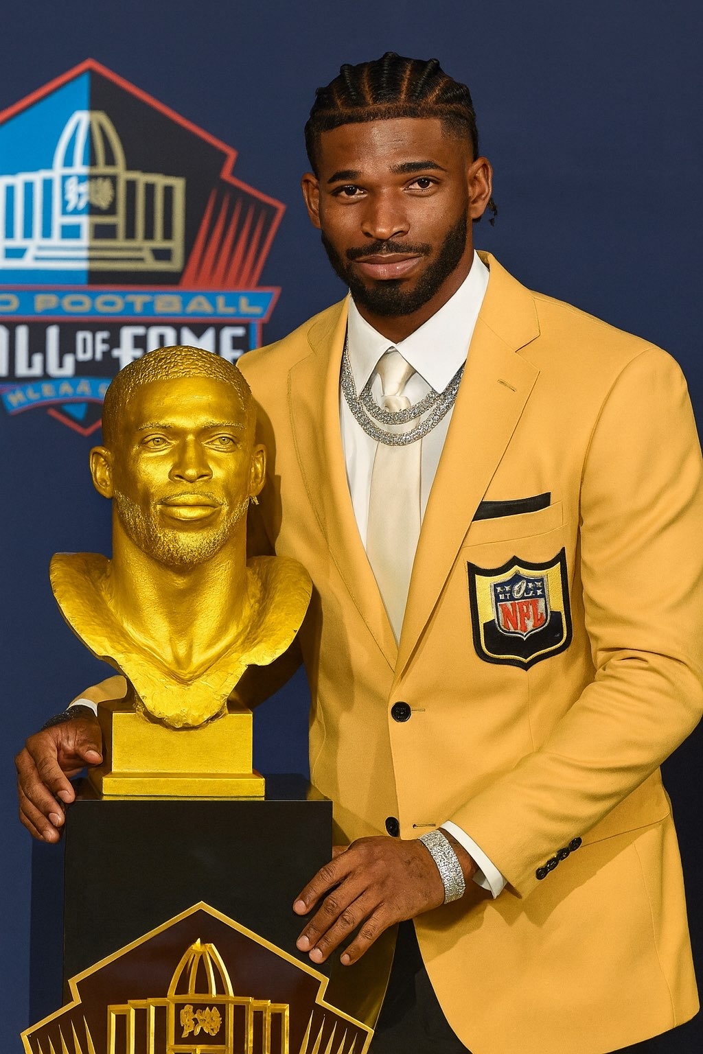 League Stops Browns Raiders Game To Induct Sanders Into Hall Of Fame After 2/2, 8 Yard Opening TD Drive