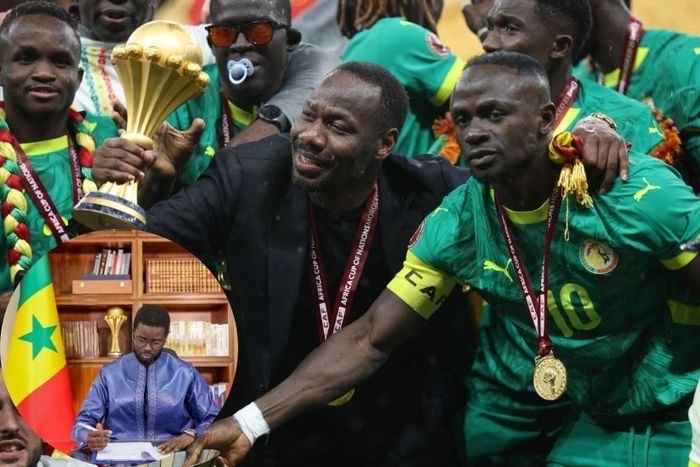President Of Senegal Bassirou Faye Refuses To Give Back Afcon Trophy And Has Locked It In A Military Base