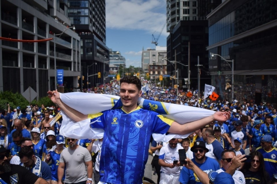 FIFA To Investigate As Multiple Canadian Players Report Of Racist Abuse From The Bosnia Fans As The Canadian Players Are Seen Complaining To The Referee