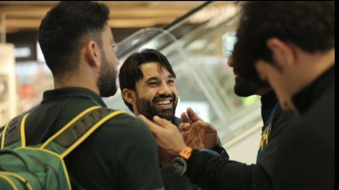 The Pakistan Cricket team has reached New Zealand for the Tri-Series