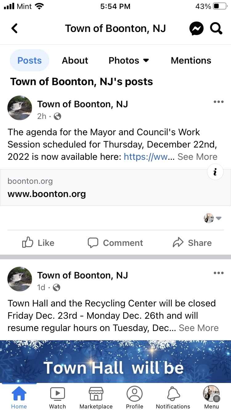 Breaking News: New Jersey Town Of Boonton, Scheduled To Revote On Controversial Ordinance 26-22 At Private Closed Work Session Meeting Thursday
