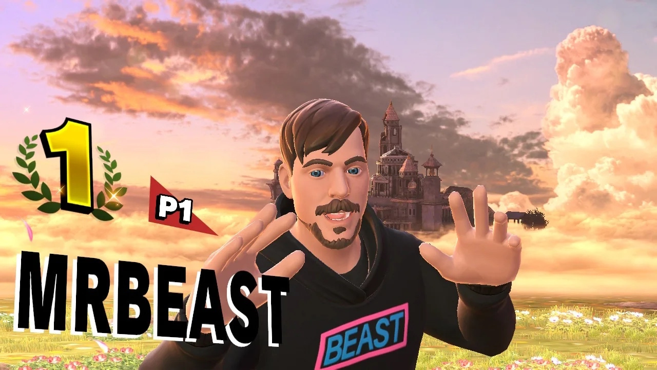 Mr Beast joins Super Smash Bros!