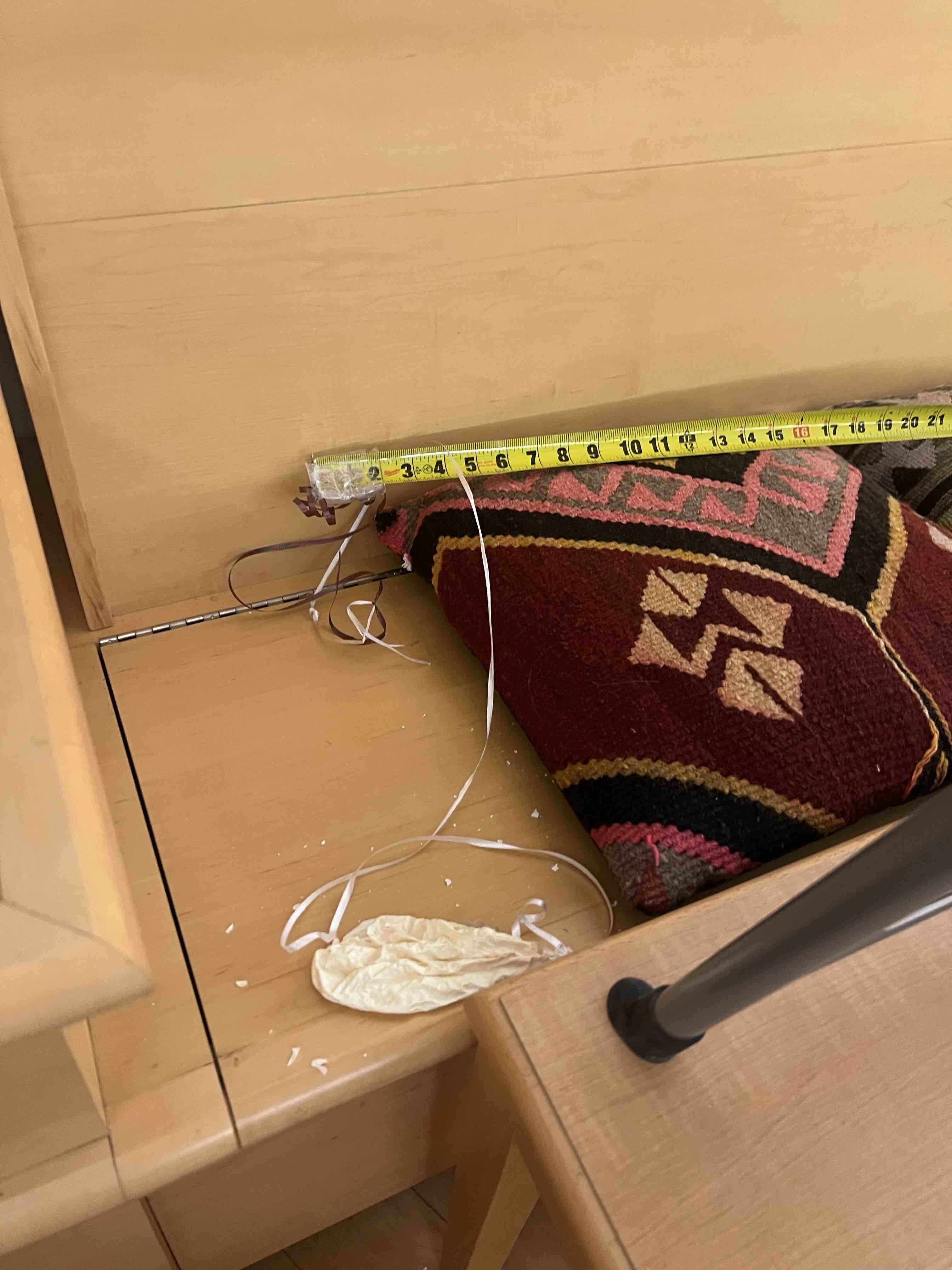 St. Bonaventure University Chaplain Recovers The Remains Of Long Deflated And Once-Considered, 
Unrecoverable Balloon In Campus Prayer Tower