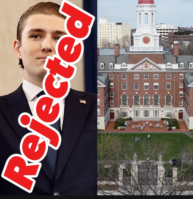 Breaking: Barron Trump’s Application Held By Harvard University Administrative Officials Gets Tossed Out President Trump’s Son Out Of Campus Grounds.