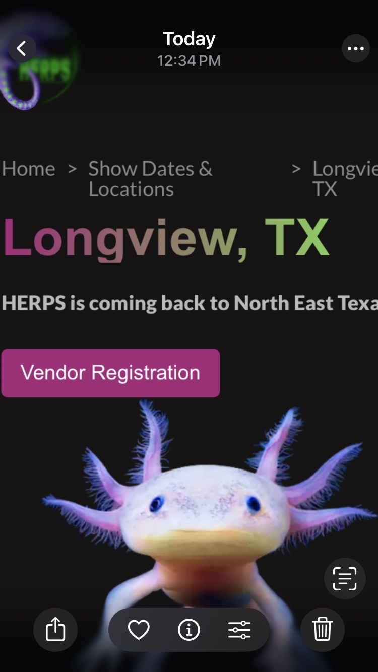 HERPS reptilian convention closed early!!